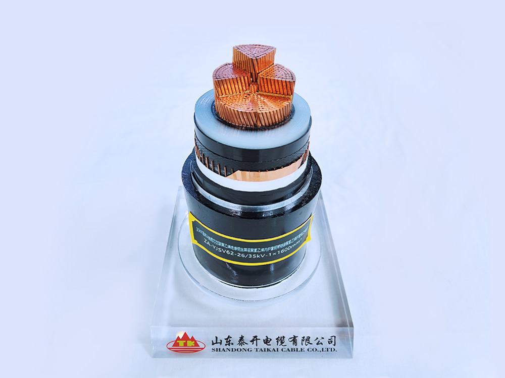 35kV阻燃A類銅芯交聯聚乙烯絕緣西崗西鎧裝聚乙烯護套電力電纜 ZA-YJY33 26/35kV 3X185