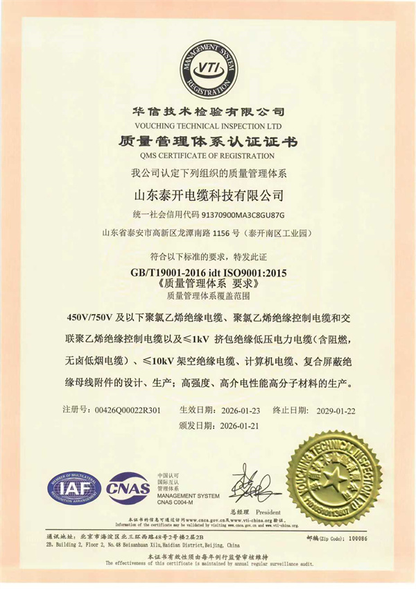 質(zhì)量管理體系